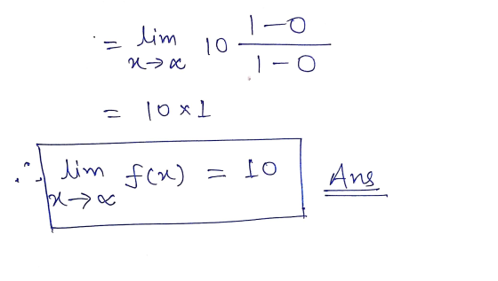 -o lim 10 WEN O-1 Тхан lim la- lim f(x) OT = Ans
