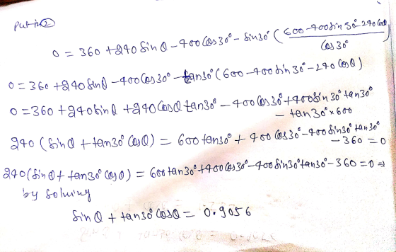 as 30. 0: 36e +840&an0-4σο ο 30°-tengoeC6co-4 oodh 3.-29。@d ) 0:360 +34 otin 0 +8404dHan3f-4ơo@s26t.qro&n28 ta n30 84 o(f, d + tangf O) Got tah30°+4oo@s3-goof,h30°tand-з co-o-a