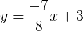 _7 y= RT +3