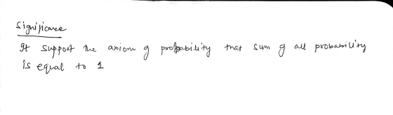 significance It support the is equal to g probability that axiom 1 sum of all probability