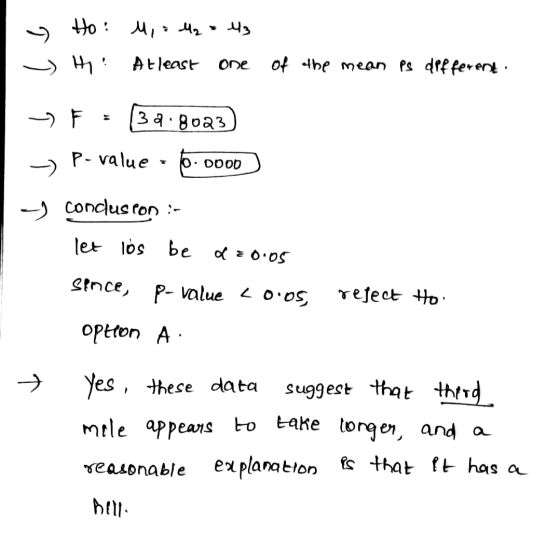 Ho: M, M₂ - 43 Hi! Atleast one of the mean is different. 2 1 1 132.8023 P-value 10. 0000 - conduscon :- let los be L = 0.05 S