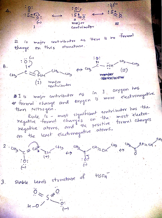 A- major contribtbY formal as ere major smtributor eharge stnture On this B. C NH (1)mo contributr has Cxyen in ajcontibutor
