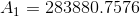 A_1= 283880.7576