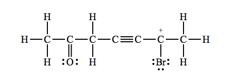 H — C— C— C— C= C— C— C— H H :7: H :Br: H