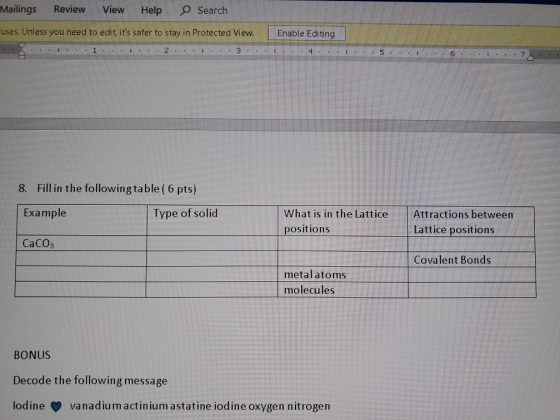 Mailings Review View Help Search uses. Unless you need to edit its safer to stay in Protected View Enable Editing . . . 1. .