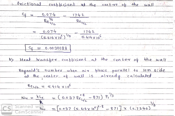 0.074 174 2 2 1742 0.003008 8 by Heal anstes coebbicient at the cen ter o+ 1he wali er when -ai τ blous-parallelto -10m at th