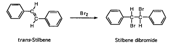 I в Boucho Brz Br H trans-Stilbene Stilbene dibromide