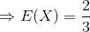 E(X)