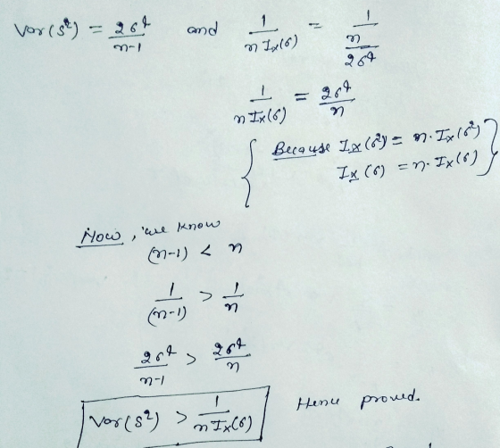 Var (5) 264 and Holden NIX (6) 28h m Ix(6) n Because Ix (%) = m. 1x 18) IX CO) = m. Ix 10) Now, we know (-1) Ln 1 n (n-1) goe