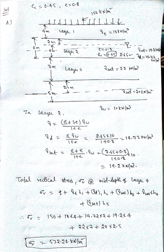 Sof A) 4m Laup hn -(0.6 EN te lo = 19,2 kn(m- t ats S32.24