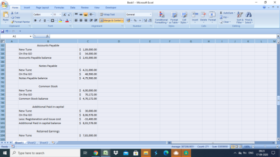 Book1 - Microsoft Excel Cla Home Insert Page Layout Formulas Data Review View Developer (?) X х AutoSum - * Cut EB Copy Calib