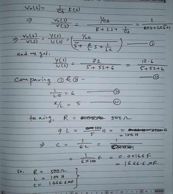 DULU2 PIVE Vo(s)= df (3) R + Lst - RestLešti and 72 US 12 .6 5+55+6 st 55+6 = comparing ofw - Te = 6 taking, R = b - L = c =