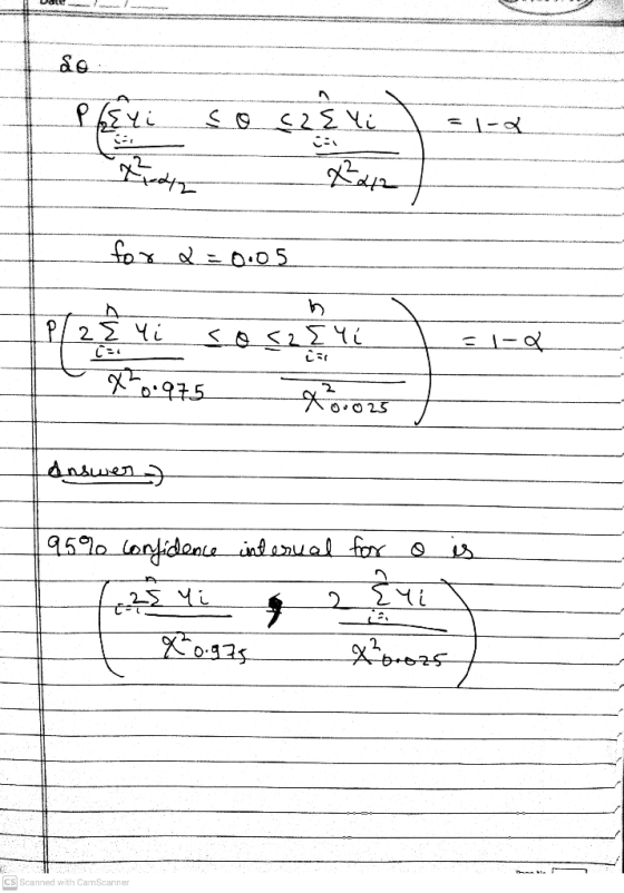 ae PHER socze Yi = |- . 12 for a = 0.05 b P/22 प C3D <s S५८ - 915 A6025 فاطمه 95% confidence interual for a जप हेपा D का To33