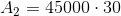 A_2=45000\cdot 30