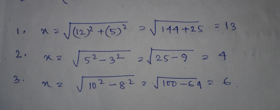 1,12 (12)2 + (5) 144+25 - 13 2. 12 152-3- 2 25-१ 24 3. M2 102 -82 2100 -6426