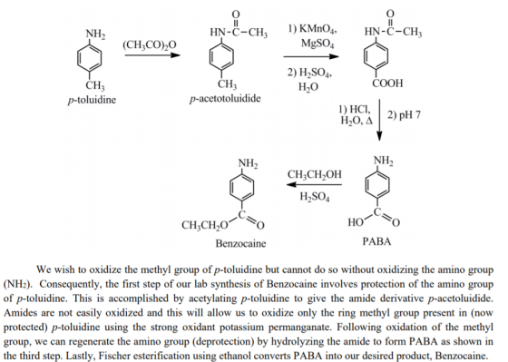 NH HN-C-CH; 1) KMnO4, MgSO4 HN-C-CH; (CH3CO)20 CH; 2) H2SO4 HO СН3 p-acetotoluidide COOH p-toluidine 1) HCI, 2) pH 7 H2O, A N