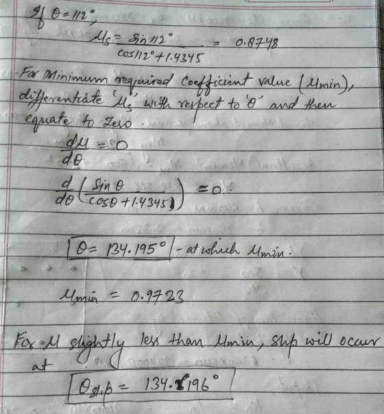 40-12, a Msa Sin 112° cos/12° +1.4345 0.8748 For Minimum required Coefficient value (Umin) differentiate List wiele reipet to