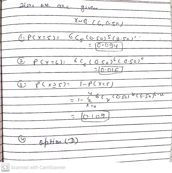 ase given X~B (Gorso) ( P(x - ): ارومه) که 60) G G - C-699 (2 :(7) م (0:20 ))(مك. )))) =o0ol :(کد ) (کالا) - | باا - ( C.) از