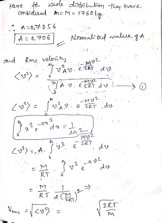 vivemo Here for whole distribution they have considered MEM=1760 1760 kg A=07056 A=0.706 Normalised value of a and Rmy velont