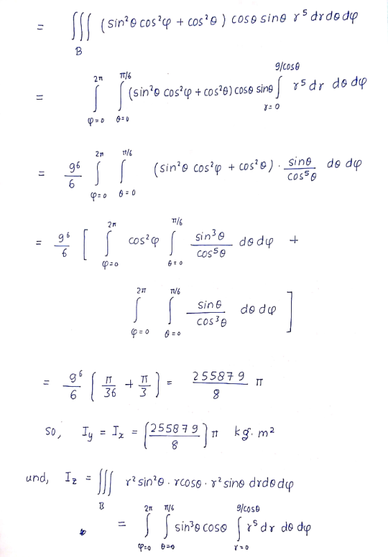 (sine cospcos 0) cose sing r5drdedp 9/Cose T/6 2n (Sino cospcos?0) cose singr5dr do dp 21 sine de dp 96 (sine cosp +cos
