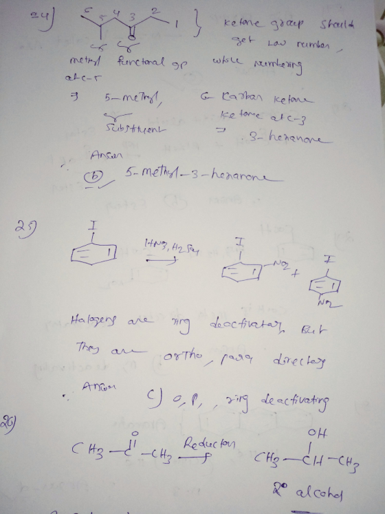 Ketone graep should get Low number, whole membering metrol functonal op atces I 5-metragt, Gr Karban kefare Mubstituent ke to