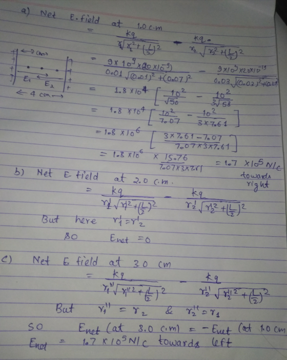 412 50 1o- 1-g 天106-ㄧㄒㄧ一3x735に7,07 b) Net E tield at 2.0 I to wa c) Net -Efteld at 30 cm S O