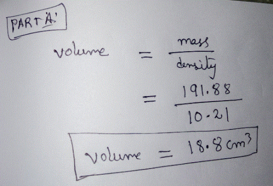 PAR TA dentue 191,88 10-21 1 8, 8cm3 Volume