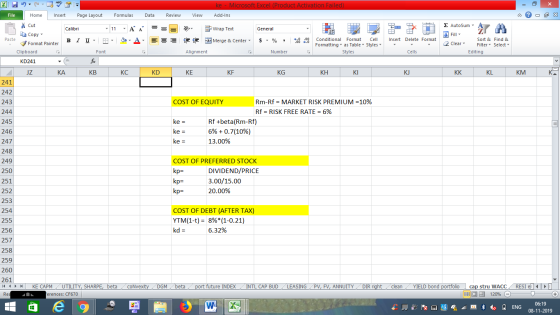 ke - Microsoft Excel (Product Activation Failed) Add-Ins Review View - 2x = V General = * Wrap Text *Merge & Center - Merge C