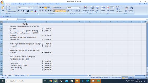 Book1 - Microsoft Excel Cla Home Insert Page Layout Formulas Data Review View Developer (?) X х Σ AutoSum και * Cut EB Copy C
