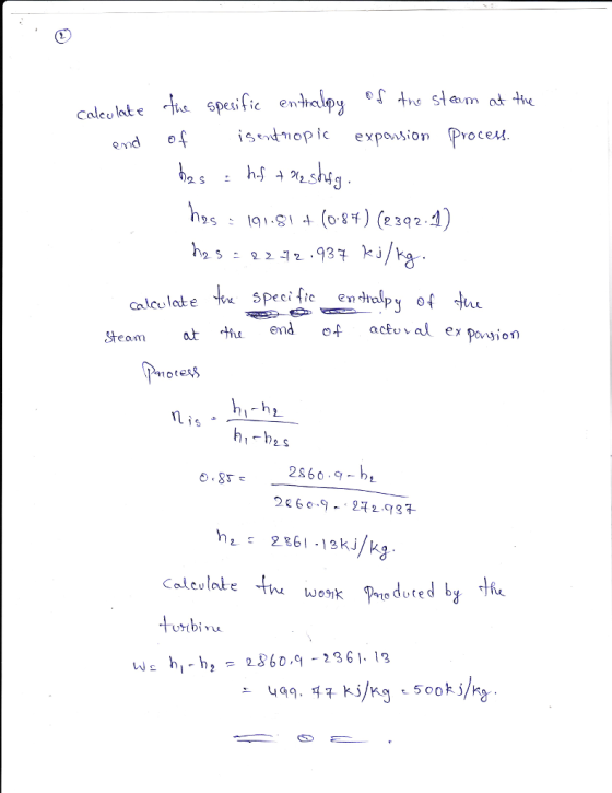 2S 5 Calculate Steam the endacual ex porsion 1 0 teS 2860.9- Calculate -th* we We hi-h, = 2860,9-236), I3