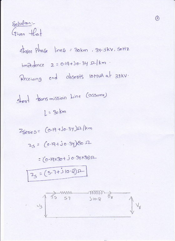 iven eat ее impedence 2-0-19+30-34.9-1 krn end absests lo HVA a 33KV dtiļ tons mission Line (assum miSSion ine SSume 57