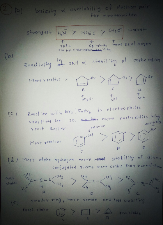 2 lal basisita a availability for of electron pair protonation strongest H, Ñ Y HEC CH₂0 weakest SPN sp hybride more EN of ox
