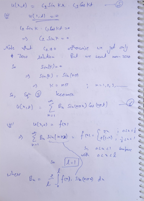 © ulaut) Cq Sin Kr. Cas kt U (1,A) (iu) ( sink. Glaskst zo G Sinka Note that C 20 otherwise & Zero But we get only solution w