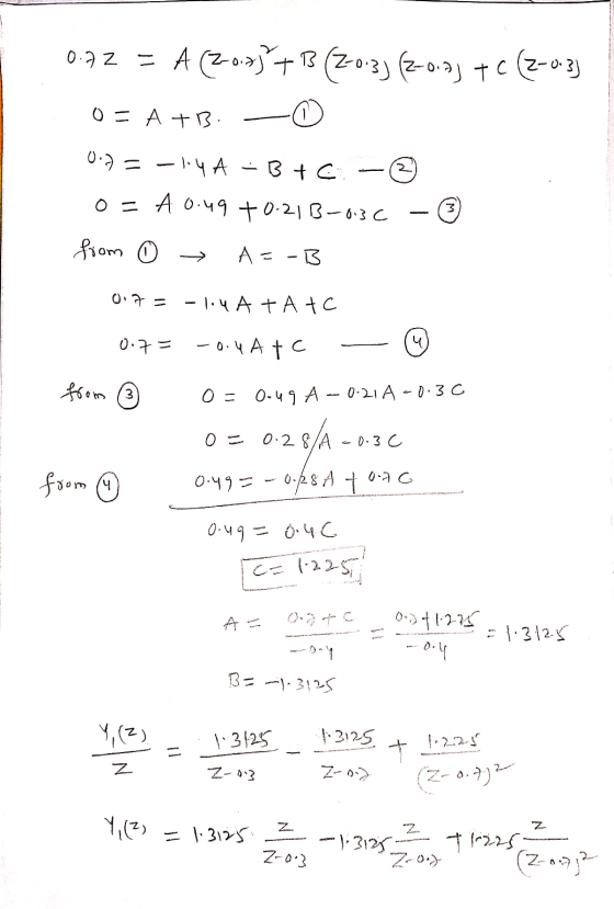 0.72 = A (2-0.2}+B (2-0.3) (2-0.2) +C (2-0.3) O=A+B 2 0.7 = -14 A - BC o=A 0.49 +0.21B-0.36 3 from 0 → A=-B 0.75 -1.4 AT ATC