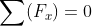(Fr) = 0