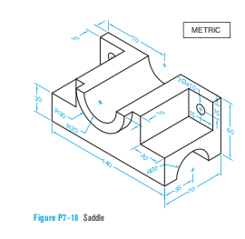 METRIC -30 Figure P7-18 Saddle