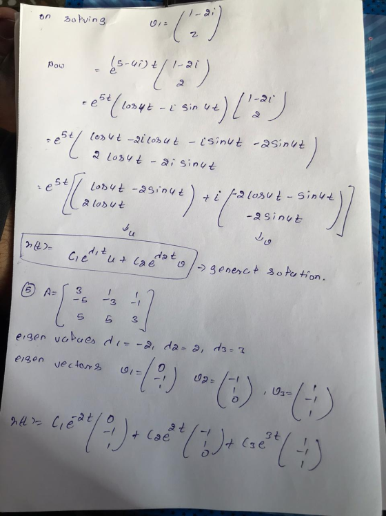 00 solving 0/ (+) роо 15-uit to rese (cosyt - 2 sin ue) Lad) -e547 nese Cana losut -aicos ut - isinut - Qsinut 2 Losut di