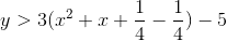 1- y> 3.x + C+ 1-4 4