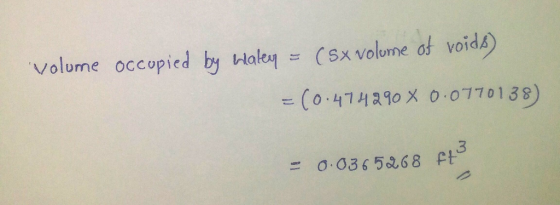 d by Hale셔 = CSX volume of voids) = (0 . 47 H ago Volume occopic 0.0770138) 3