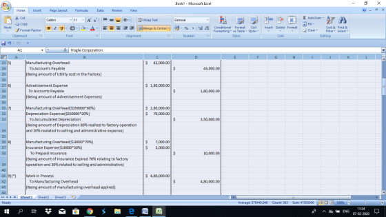 Book1 - Microsoft Excel - X Home Insert Page Layout Formulas Data Review View * Cut Copy = = = General Calibri -11 - A À BI U