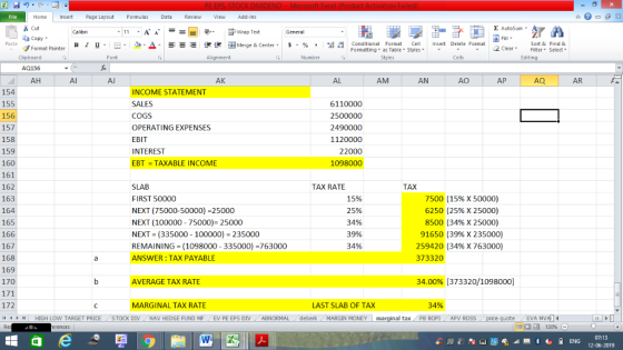 PE EPS, STOCK DIVIDEND-Microsoft Excel File Home Insert Page Layout Formulas Data Review View Add-Ins - Cut AutoSum A A Wrap