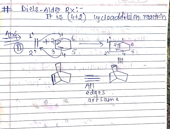 L + Diels-Alde RX - It iş (4+2) cycloaddition reaction U dan ha!. AA edges aresame