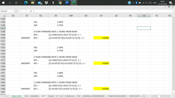 C w ? ENG 06:05 01-08-2020 66 35 7 Х FB1247 . ES ET EU EV EW EX EY EZ FA FB FC FD 1244 1R1 2.00% 3.75% 1R4 3 YEAR FORWARD RAT