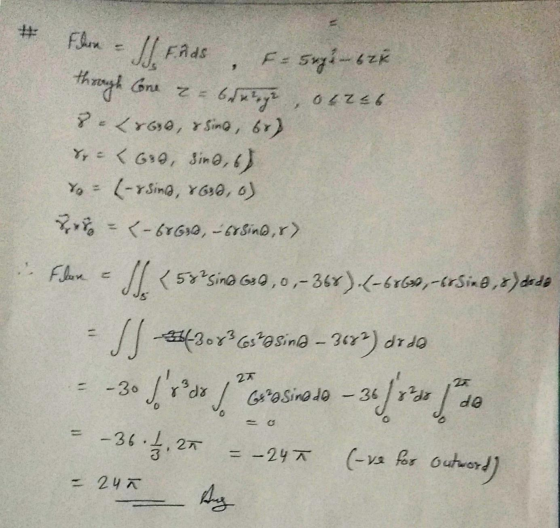 through Cone 2 Flora & J FAds. E a sugi-ork 6x toy, 01246 8. x6.0 & sind, 60) r = KG3d, sind, 6) Xo = (-8 sind, 8660, o) x =