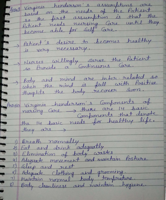 tiang gas based om the meeds i that the 84 Soive the Patient (1 무4 Body and mind are inter ralated se the I basic no adequatl