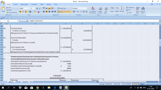 Book1 - Microsoft Excel - X Home Insert Page Layout Formulas Data Review View * Cut Copy = = = General Calibri -11 - A À BI U