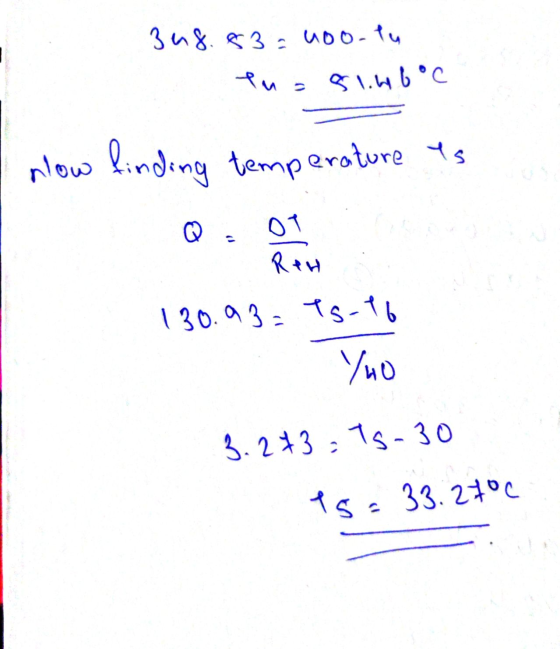 348.83 = noo-14 tua simboc es finding nlow temperature 영 OT Rew 130.93= 15-16 Yuu 3.273,19-30 15 = 33.27°C