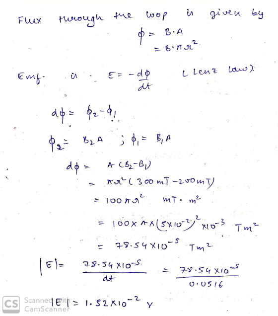 Flux Houqu a lоор и 9 vеи by ф» С.А . - ф•лэ? Emf i ... E= -do i Lenz low). аф = Ф- 9) ф, - В, А ф = $, А . do= A (B2B) - п