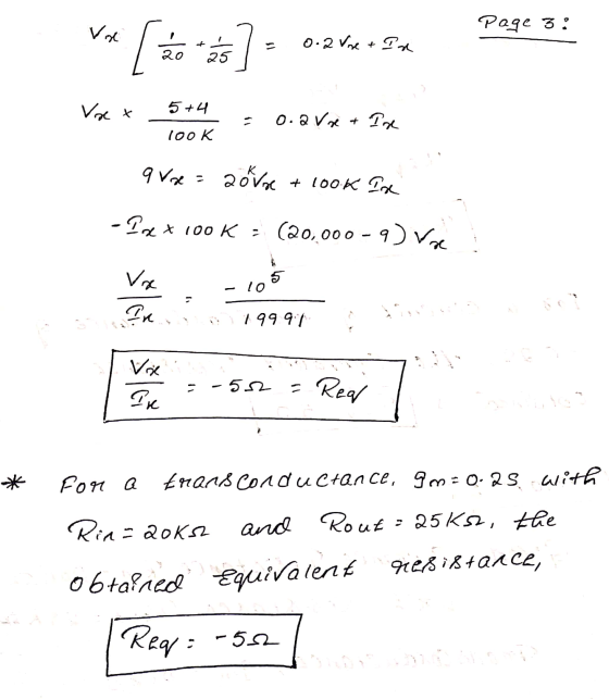 Page 3: 0.2 Ure & Pr 20 25 Vrex 5+4 0.avre + In 100K quae = zövre + look Is - Ia x 100 Ks (20,000 - 9) va 5 10 Vx In 199.97 V