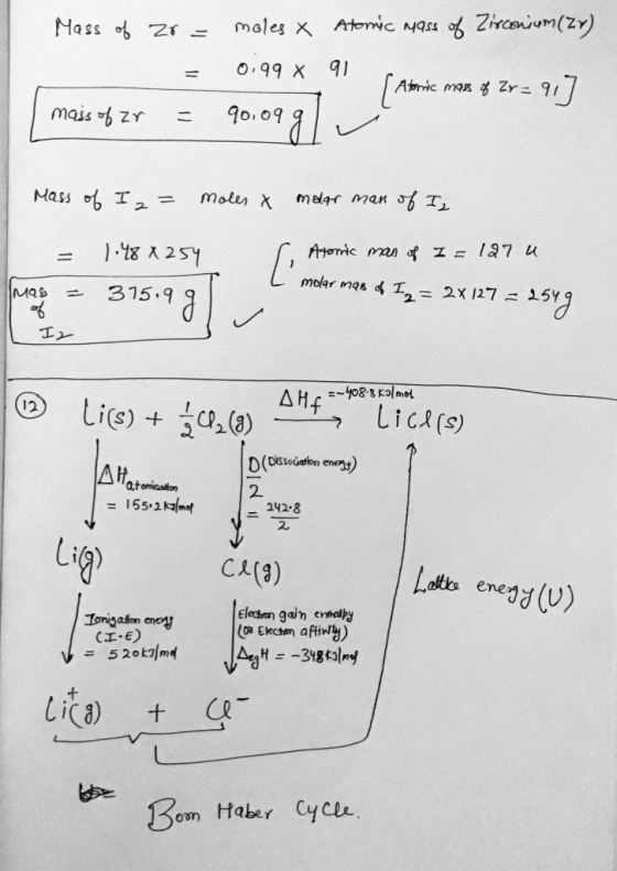 males x Atomic Nas o Zircnim (Zr) Nass Zr = 91 O.99 X Atoric mas Zrz 91 90,099 maisz T, melgr man Mass o I Atomdc man of Z l9